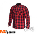 KOSZULA MOTOCYKLOWA LEOSHI CZERWONA