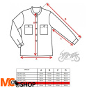 KOSZULA MOTOCYKLOWA LEOSHI CZERWONA