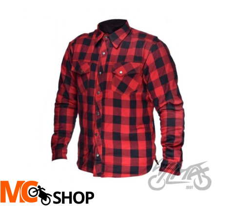 KOSZULA MOTOCYKLOWA LEOSHI CZERWONA