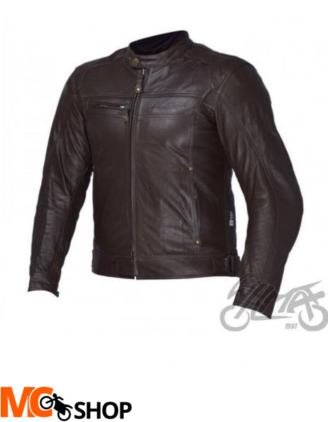 KURTKA SKÓRZANA LEOSHI BACK FIELD BRĄZOWA