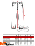 SPODNIE MOTOCYKLOWE LEOSHI BOJÓWKI CZARNE