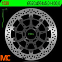 NG1538 TARCZA HAMULCOWA BMW S 1000R/RR 13-18, HP4