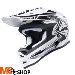 KENNY KASK OFF-ROAD PERFORMANCE BLACK-WHITE