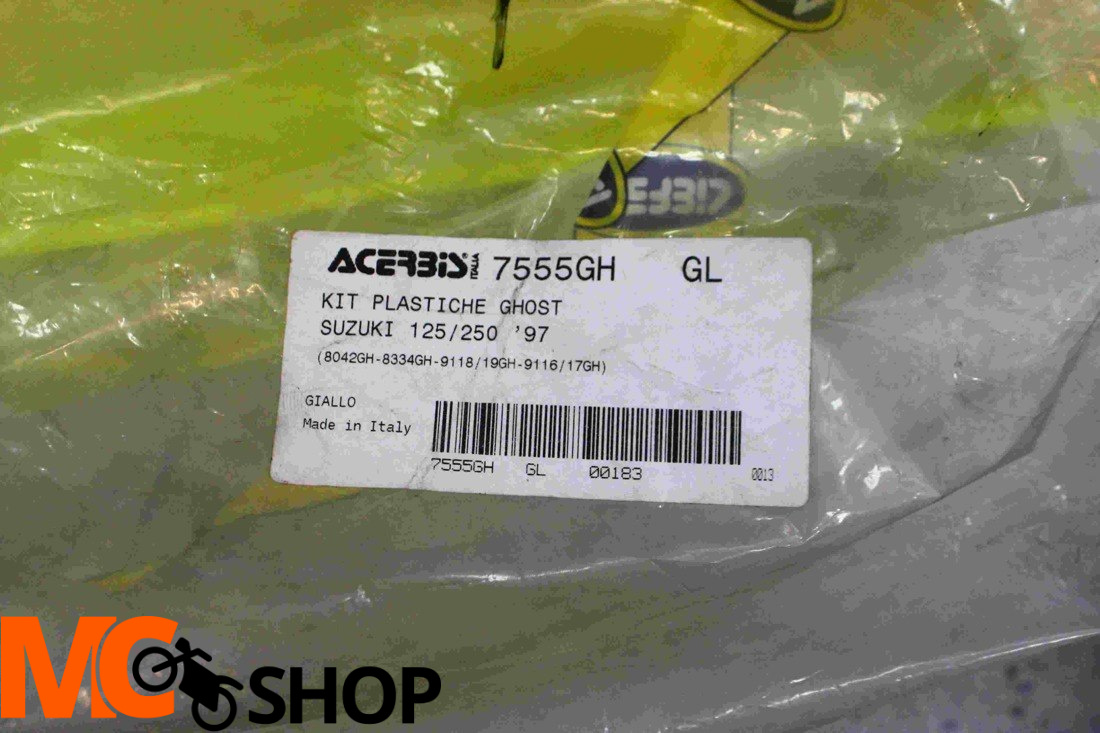 Acerbis Zestaw Suzuki Vintage GHOST RM 125 / 250