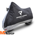 REBELHORN POKROWIEC NA MOTOC COVER II BLACK/SILVER
