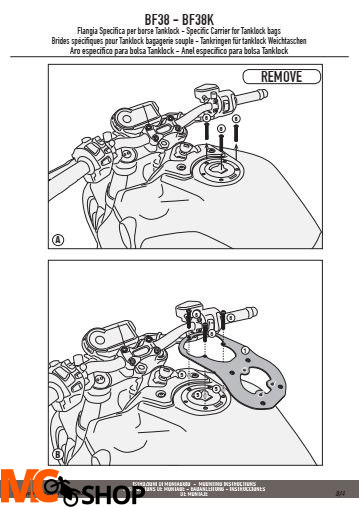 GIVI BF38 MOCOWANIE TANKLOCK HONDA CB 1000 R (18)