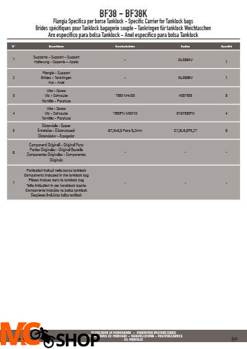 GIVI BF38 MOCOWANIE TANKLOCK HONDA CB 1000 R (18)