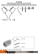 GIVI PL1161CAM STELAŻ KUFRÓW BOCZNYCH OUTBACK HONDA CRF1000L