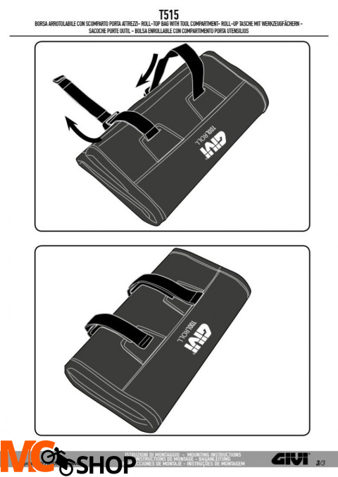 GIVI T515 TORBA / ETUI NA KLUCZE I NARZĘDZIA