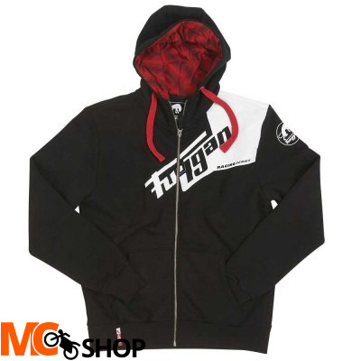 FURYGAN BLUZA SPORTOWA RACING LAP BLACK-WHITE