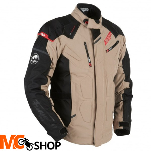 FURYGAN KURTKA MOTOCYKLOWA COLD MASTER BLACK-BEIGE