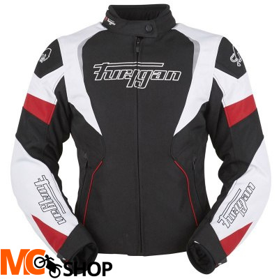 FURYGAN KURTKA MOTOCYKLOWA DAMSKA TEKST XENIA RED