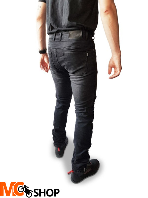 OZONE SPODNIE MOTO JEANS HORNET II WASHED BLACK
