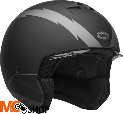 BELL KASK SYSTEMOWY BROOZER ARC MATTE BLACK/GREY