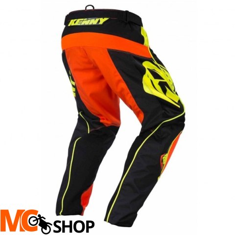KENNY SPODNIE OFF-ROAD TRACK BLACK/ORANGE