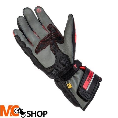 REBELHORN RĘKAWICE SKÓRZANE ST LONG BLACK/G/FLO R