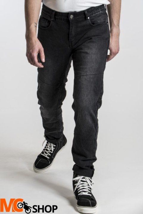 BROGER SPODNIE MOTOCYK JEANS FLORIDA WASHED BLACK