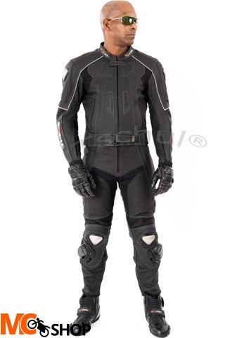 TSCHUL KOMBINEZON MOTOCYKLOWY SKÓRZANY 727 BLACK