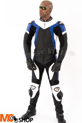 TSCHUL KOMBINEZON MOTOCYKLOWY SKÓRZANY 737 BLUE