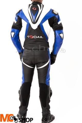 TSCHUL KOMBINEZON MOTOCYKLOWY SKÓRZANY 737 BLUE