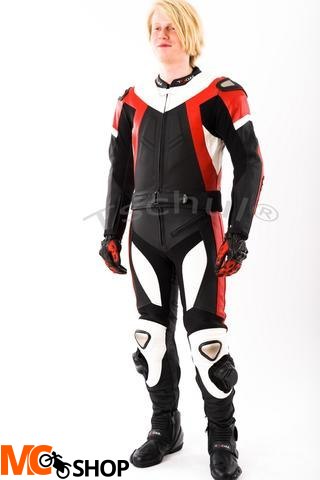 TSCHUL KOMBINEZON MOTOCYKLOWY SKÓRZANY 737 RED