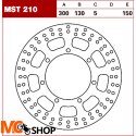 TRW Tarcza hamulcowa MST210 KAWASAKI VN 1500 EN 50