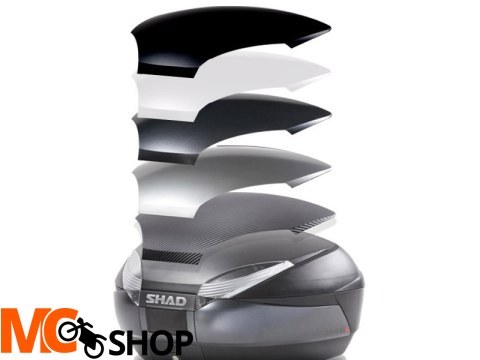 SHAD D0B48306R KUFER SHAD DARK GREY NAKŁADKA+OPARCIE