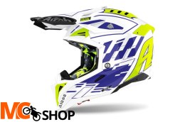 AIROH KASK OFF-ROAD AVIATOR 3 RAMPAGE BLUE GLOSS