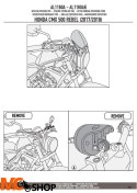 KAPPA AL1160AK MOCOWANIE SZYB 100ALBK, 140AK, 140SK HONDA