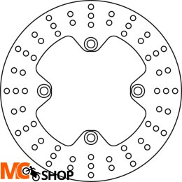 TRW LUCAS TARCZA HAMULCOWA PRZÓD HONDA CB 250 TWO