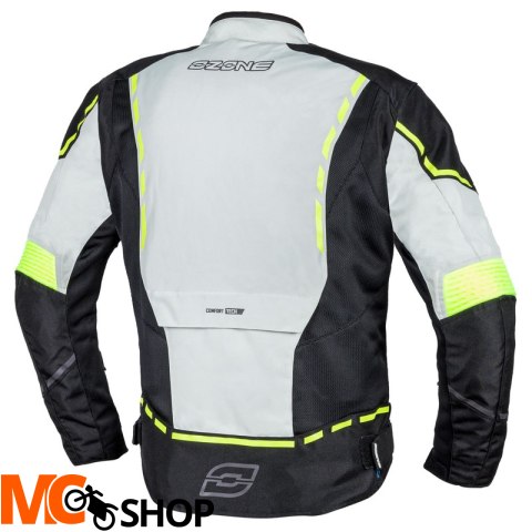 OZONE KURTKA TEKSTYLNA JET II ICE/BLACK/FLUO YELLO