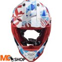 KASK LS2 MX437 FAST EVO FUNKY RED WHITE
