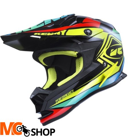 KENNY KASK PERFORMANCE BLACK/YELLOW/ORANGE