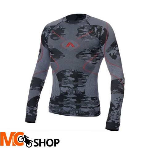 ADRENALINE Koszulka termoaktywna GLACIER czarny/sz