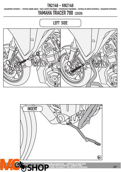 GIVI TN2148 OSŁONA SILNIKA GMOLE YAMAHA Tracer 700