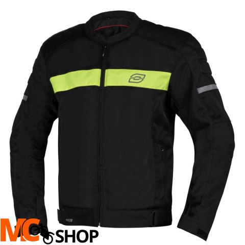 OZONE KURTKA TEKSTYLNA DART BLACK/FLUO YELLOW