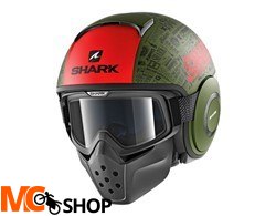 SHARK Kask otwarty DRAK TRIBUTE RM cza/cz/mat/ziel