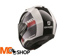 SHARK Kask szczękowy EVO ES ENDLESS biały/cza/czer