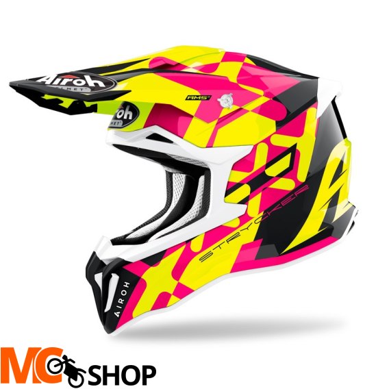 AIROH KASK OFF-ROAD STRYCKER XXX PINK GLOSS