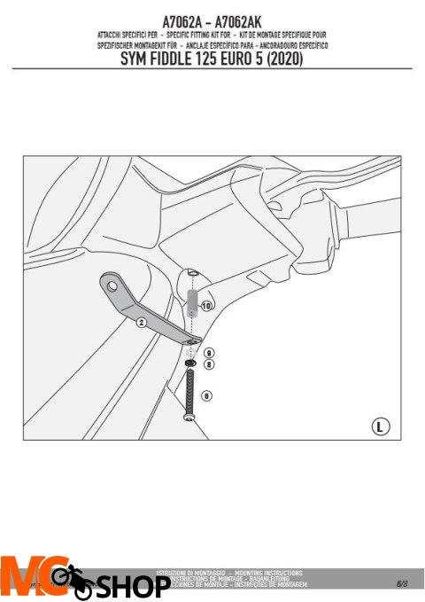 KAPPA A7062AK MOCOWANIE SZYBY 7062AK SYM Fiddle