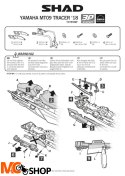 SHAD KSHY0TR98IF STELAŻ KUFRA BOCZNEGO 3P DO YAMAHA