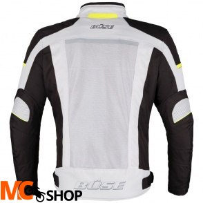 BUSE Kurtka motocyklowa damska Santerno jasnoszara