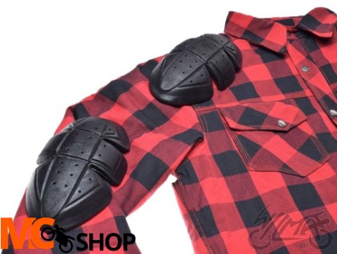 KOSZULA MOTOCYKLOWA LEOSHI CZERWONA