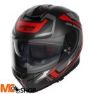 NOLAN Kask integralny N80-8 ALLY N-COM 39 antracytowy/czarny/czerwony/matowy