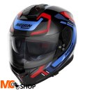 NOLAN Kask integralny N80-8 ALLY N-COM 43 czarny/czerwony/niebieski