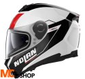 NOLAN Kask integralny N80-8 MANDRAKE N-COM 49 biały/czarny/czerwony