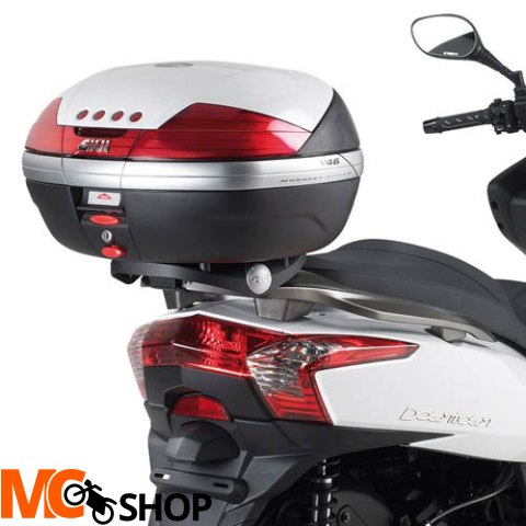 GIVI SR92 STELAŻ KUFRA CENTRALNEGO Z PŁYTA MONOKEY KYMCO DOWNTOWN 125i