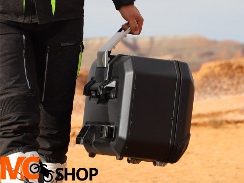 SHAD KUFER TERRA BLACK BOCZNY TR47 ALUMIN. PRAWY