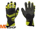 REBELHORN RĘKAWICE SKÓRZANE FIGHTER BLACK/FLUO YEL