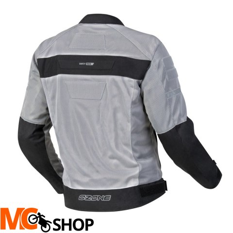 OZONE KURTKA MOTOCYKLOWA TEKSTYLNA DART SILVER/BLA